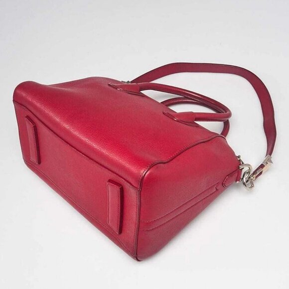 Givenchy Dark Red Sugar Goatskin Leather Small Antigona Bag - Picture 3 of 12